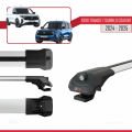 Ford Transit / Tourneo Courier 2024 ve Sonrası ile Uyumlu ACE-1 Ara Atkı Tavan Barı Gri 4 Adet