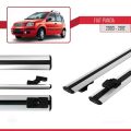 Fiat Panda 2 (169) 2003-2012 Arası ile Uyumlu BASIC Model Ara Atkı Tavan Barı Gri 2 Adet