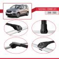 Vauxhall Combo E Life 2019-2022 Arası ile Uyumlu ACE-1 Ara Atkı Tavan Barı Siyah 3 Adet