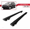Jeep Cherokee 5 (KL) Pre-Facelift 2014-2018 Arası ile Uyumlu HOOK Model Ara Atkı Tavan Barı Siyah 2 Adet