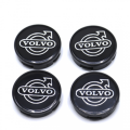 Volvo Uyumlu Yedek Parça Geçmeli Siyah 55/58 mm Jant Göbeği