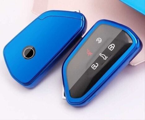 Volkswagen Golf 8 Uyumlu Yedek Parça Anahtar Kılıfı (ABS) - Mavi