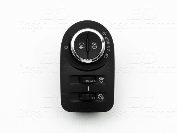 Opel Corsa E 2014-2019 Uyumlu Krom 12 Pinli Ön-Arka Sisli Otomatik Far Anahtarı