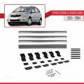 Toyota Corolla Verso (E120) 2001-2004 Arası ile Uyumlu BASIC Model Ara Atkı Tavan Barı Gri 3 Adet