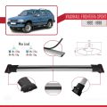 Vauxhall Frontera Sport 1992-1998 Arası ile Uyumlu FLY Model Ara Atkı Tavan Barı Gri 2 Adet