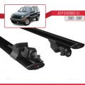 Jeep Cherokee 3 (KJ) 2002-2007 Arası ile Uyumlu HOOK Model Ara Atkı Tavan Barı Siyah 2 Adet