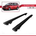 Volkswagen Touran (1T) Post-Facelift 2010-2015 Arası ile Uyumlu HOOK Model Ara Atkı Tavan Barı Siyah 2 Adet