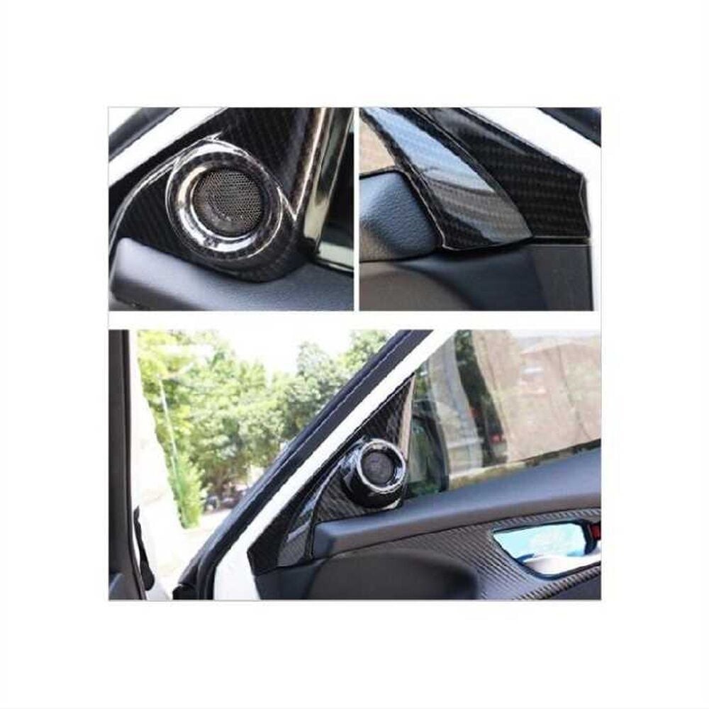 Honda Civic Fc5 Uyumlu Yedek Parça 2016-2020 Karbon Tweeter Kaplama