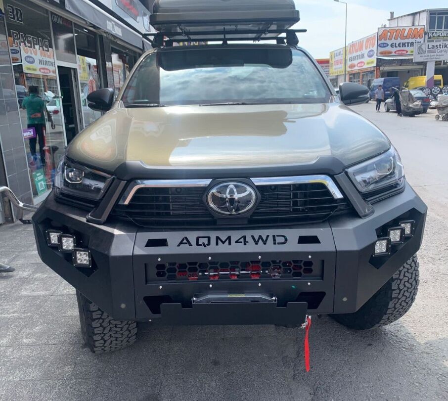 Toyota Hilux 2015-2021 Off Road Çelik Ön Tampon Koruma AQM4WD