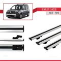 Renault Kangoo 2 (X61) 2007-2020 Arası ile Uyumlu BASIC Model Ara Atkı Tavan Barı Gri 3 Adet