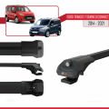 Ford Transit/Tourneo Connect 2 2014-2021 Arası ile Uyumlu ACE-1 Ara Atkı Tavan Barı Siyah 4 Adet