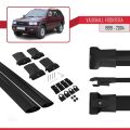 Vauxhall Frontera 2 1999-2004 Arası ile Uyumlu FLY Model Ara Atkı Tavan Barı Siyah 2 Adet
