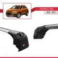Chevrolet Trax (U200) 2013-2022 Arası ile Uyumlu ACE-2 Ara Atkı Tavan Barı Gri 2 Adet