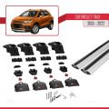 Chevrolet Trax (U200) 2013-2022 Arası ile Uyumlu ACE-2 Ara Atkı Tavan Barı Gri 2 Adet