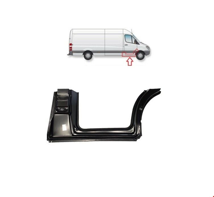 Mercedes Sprinter Ön Kapı Frangart Alt Sağ 2006 Sonrası Uyumlu