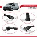 Mercedes Metris (W447) 2014 ve Sonrası ile Uyumlu ACE-1 Ara Atkı Tavan Barı Siyah 2 Adet