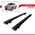 Isuzu D-Max 2 (RT50) 2012-2019 Arası ile Uyumlu HOOK Model Ara Atkı Tavan Barı Siyah 2 Adet