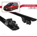 Volkswagen Touran (1T) Pre-Facelift 2003-2010 Arası ile Uyumlu HOOK Model Ara Atkı Tavan Barı Siyah 2 Adet