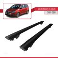 Volkswagen Touran (1T) Pre-Facelift 2003-2010 Arası ile Uyumlu HOOK Model Ara Atkı Tavan Barı Siyah 2 Adet
