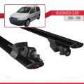 Volkswagen Caddy 3 (2K) 2003-2010 Arası ile Uyumlu HOOK Model Ara Atkı Tavan Barı Siyah 2 Adet
