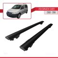 Volkswagen Caddy 3 (2K) 2003-2010 Arası ile Uyumlu HOOK Model Ara Atkı Tavan Barı Siyah 2 Adet