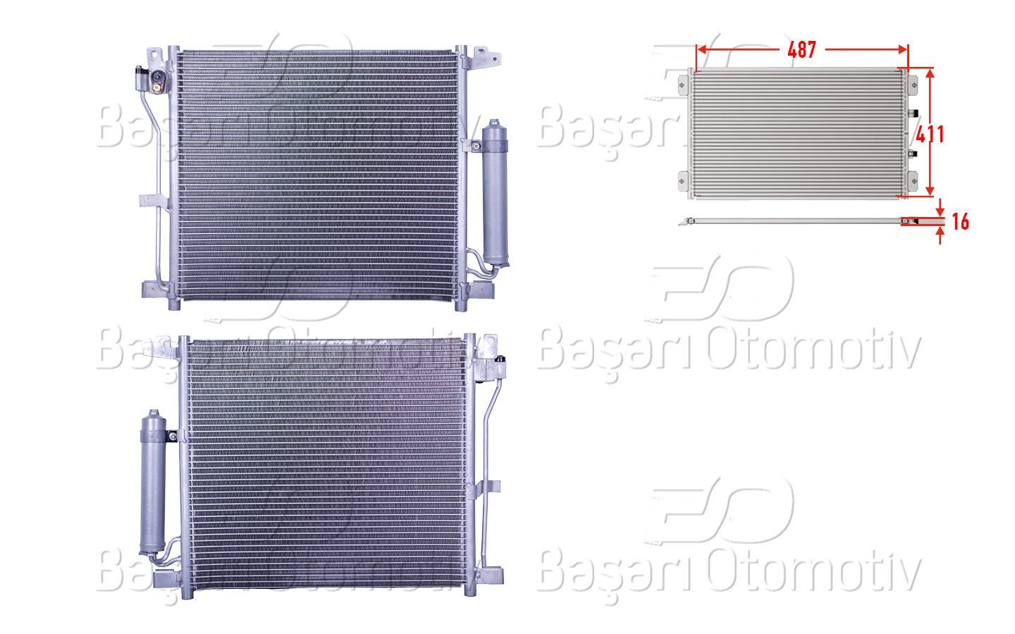 Nissan Juke 1.5 DCI 2010 ve Sonrası Uyumlu Klima Radyatörü