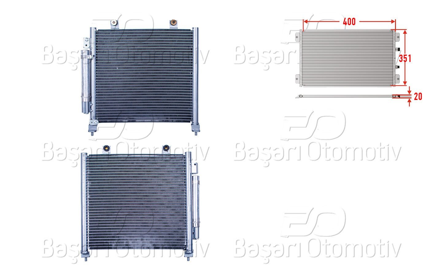 Opel Agila A Suzuki Wagon R 2000 ve Sonrası Uyumlu Klima Radyatörü