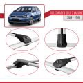 Volkswagen Golf 7 (5G) Variant 2013-2019 Arası ile Uyumlu ACE-1 Ara Atkı Tavan Barı Gri 3 Adet