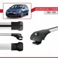 Volkswagen Golf 7 (5G) Variant 2013-2019 Arası ile Uyumlu ACE-1 Ara Atkı Tavan Barı Gri 3 Adet