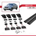 BMW X6 (F16) 2015-2019 Arası ile Uyumlu ACE-2 Model Ara Atkı Tavan Barı Siyah 2 Adet