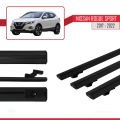 Nissan Rogue Sport 2017-2022 Arası ile Uyumlu BASIC Model Ara Atkı Tavan Barı Siyah 3 Adet