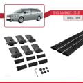 Toyota Avensis SW 2003-2009 Arası ile Uyumlu FLY Model Ara Atkı Tavan Barı Siyah 3 Adet