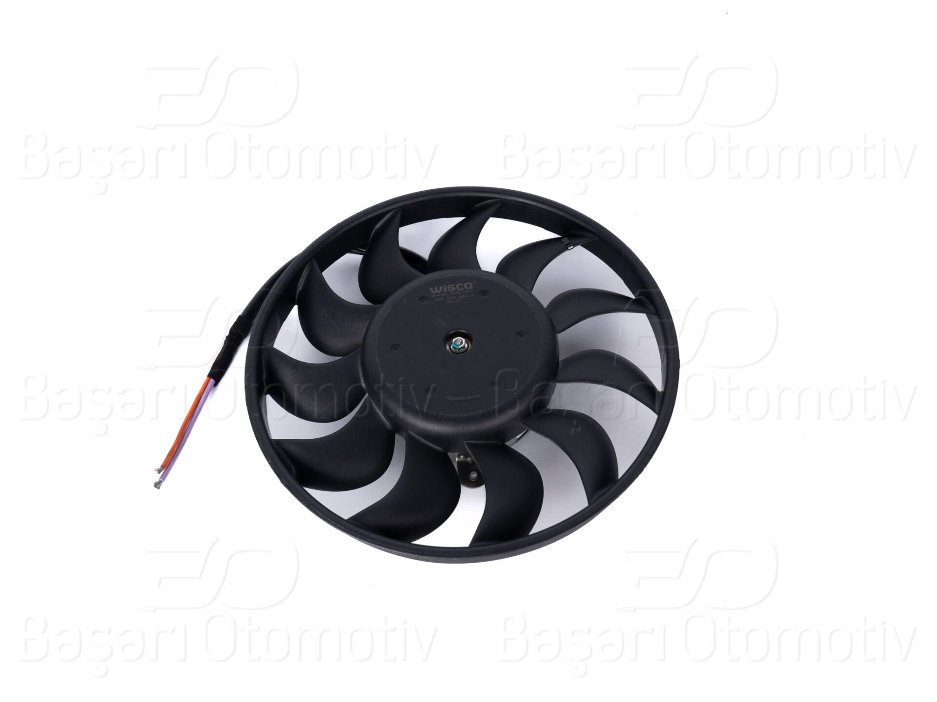 Audi A6 2005 Sonrası Fan Motoru Davlumbazsız (280mm - 2 Fiş - 11 Kanat)