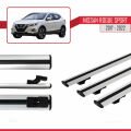Nissan Rogue Sport 2017-2022 Arası ile Uyumlu BASIC Model Ara Atkı Tavan Barı Gri 3 Adet