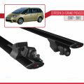 Citroen Grand C4 Picasso 2007-2012 Arası ile Uyumlu HOOK Model Ara Atkı Tavan Barı Siyah 2 Adet