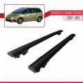 Citroen Grand C4 Picasso 2007-2012 Arası ile Uyumlu HOOK Model Ara Atkı Tavan Barı Siyah 2 Adet