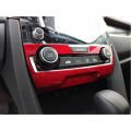 Honda Civic Fc5 2016-2020 Klima Panel Kaplama - Kırmızı