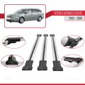 Toyota Avensis SW 2003-2009 Arası ile Uyumlu FLY Model Ara Atkı Tavan Barı Gri 3 Adet
