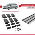 Toyota Avensis SW 2003-2009 Arası ile Uyumlu FLY Model Ara Atkı Tavan Barı Gri 3 Adet