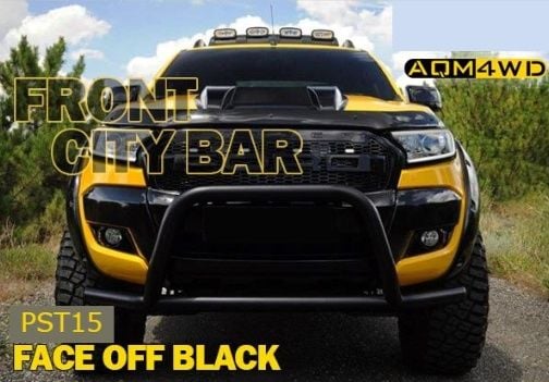Nissan Navara 2006+ Off Road Ön Tampon Koruma Demiri Siyah Face Off AQM4WD