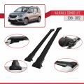 Vauxhall Combo E Life 2019-2022 Arası ile Uyumlu FLY Model Ara Atkı Tavan Barı Siyah 2 Adet