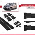 Vauxhall Combo E Life 2019-2022 Arası ile Uyumlu FLY Model Ara Atkı Tavan Barı Siyah 2 Adet