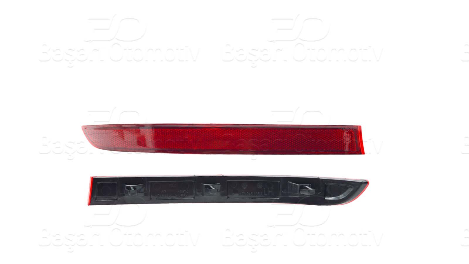 Volkswagen Touran 2007-2010 Tampon Reflektörü Arka Sol
