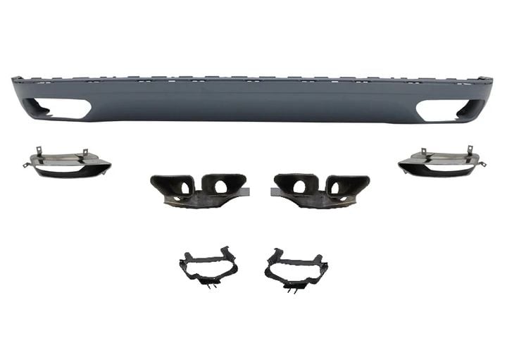 Audi A8 W12 Arka Tampon Eki+Egzoz Uçları 2010-2013 Arası Uyumlu