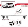 Citroen C3 III (SX/SY) 2016-2023 Arası ile Uyumlu ACE-4 Ara Atkı Tavan Barı Gri 2 Adet