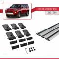 Toyota 4Runner (N280) 2010-2024 Arası ile Uyumlu FLY Model Ara Atkı Tavan Barı Gri 3 Adet