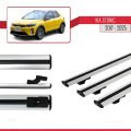 Kia Stonic 2017 ve Sonrası ile Uyumlu BASIC Model Ara Atkı Tavan Barı Gri 3 Adet