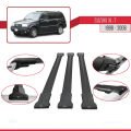 Suzuki XL-7 1998-2006 Arası ile Uyumlu FLY Model Ara Atkı Tavan Barı Siyah 3 Adet