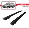 BMW X5 (E53) 2000-2006 Arası ile Uyumlu HOOK Model Ara Atkı Tavan Barı Siyah 2 Adet