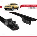 Volkswagen Teramont (CA1) 2018-2024 Arası ile Uyumlu HOOK Model Ara Atkı Tavan Barı Siyah 2 Adet